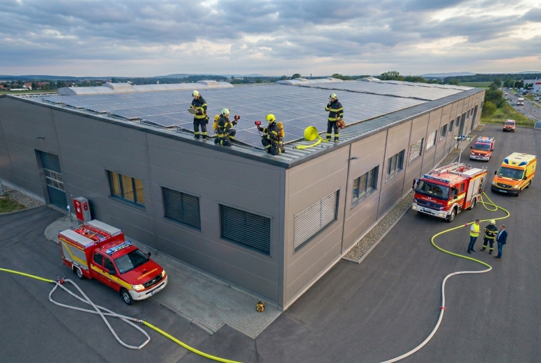 Máte firemní fotovoltaiku v pořádku? Prověřte si aktuální pravidla požární bezpečnosti pro rok 2026 a předejděte zbytečným pokutám při kontrole HZS.